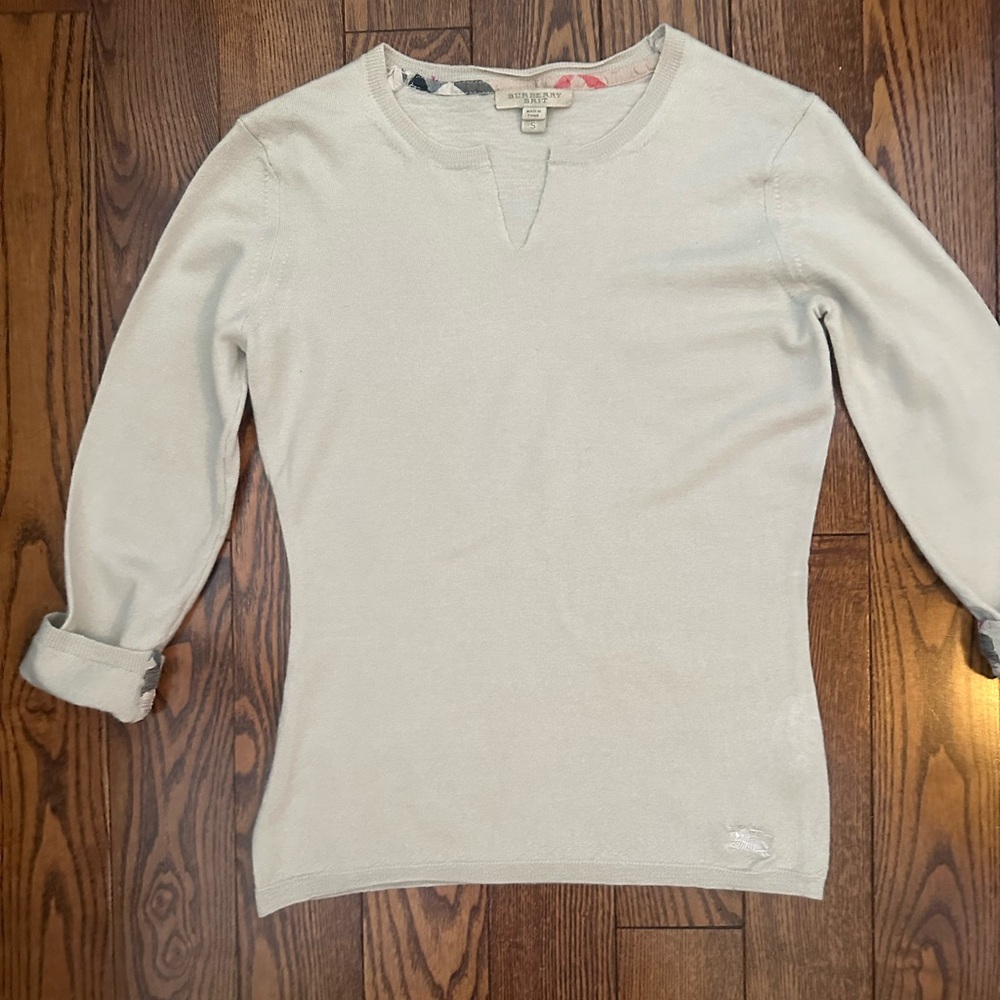Authentic Burberry Brit Wool Top – Size Small (Vintage)